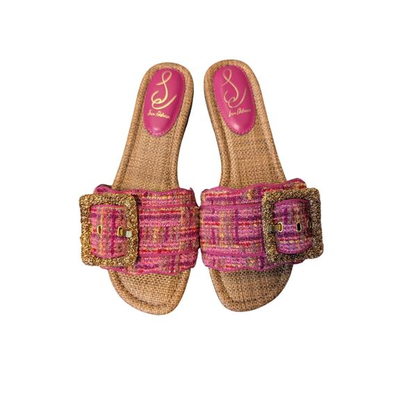 Sam Edelman Shoes - SAM EDELMAN BAMBINI Slide, Sandal by Anthropologie, size 10, Pink Tweed